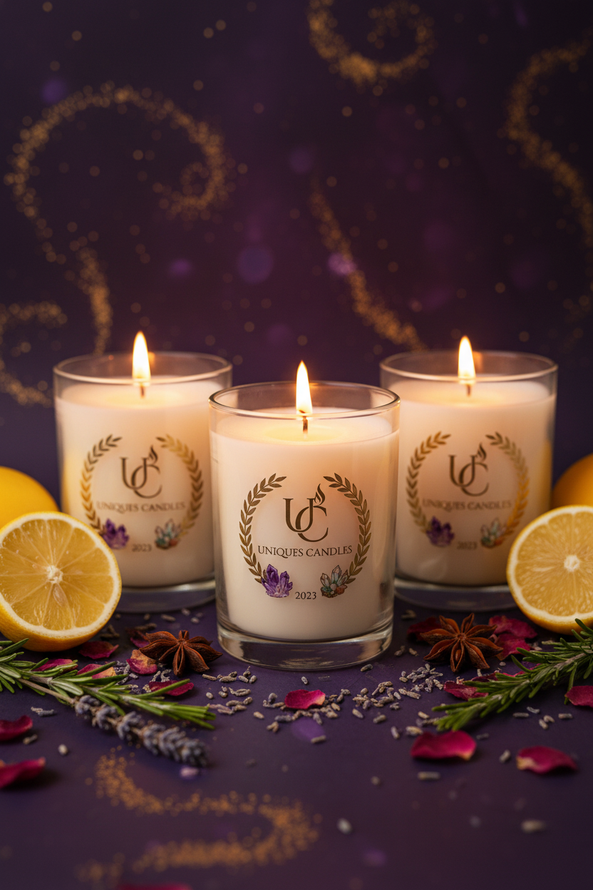Lemon Drop Candle Commercial with Real UC Logo
